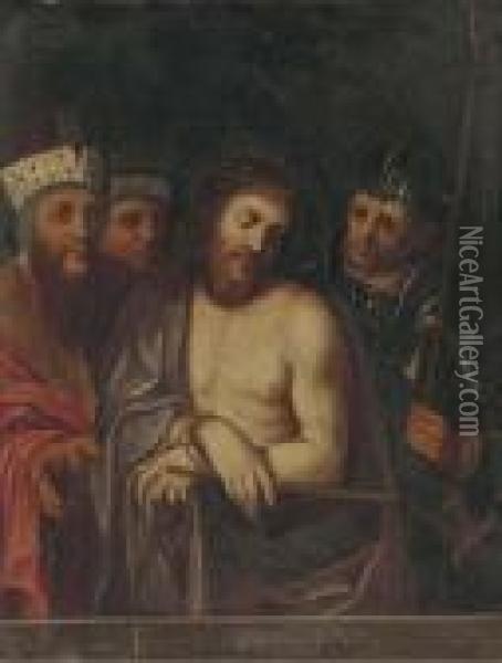 Ecce Homo Oil Painting - Ambrosius Francken II