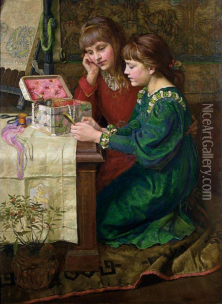 Treasures Oil Painting - Marian Huxley Collier