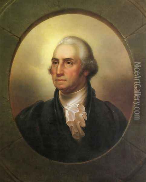 George Washington as Patriae Pater Oil Painting - Rembrandt Peale