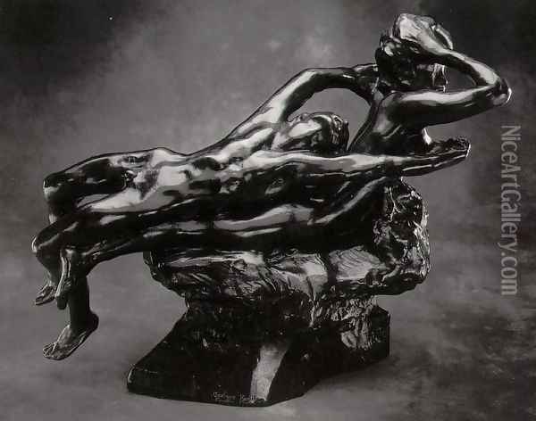 Fugit Amor Oil Painting - Auguste Rodin