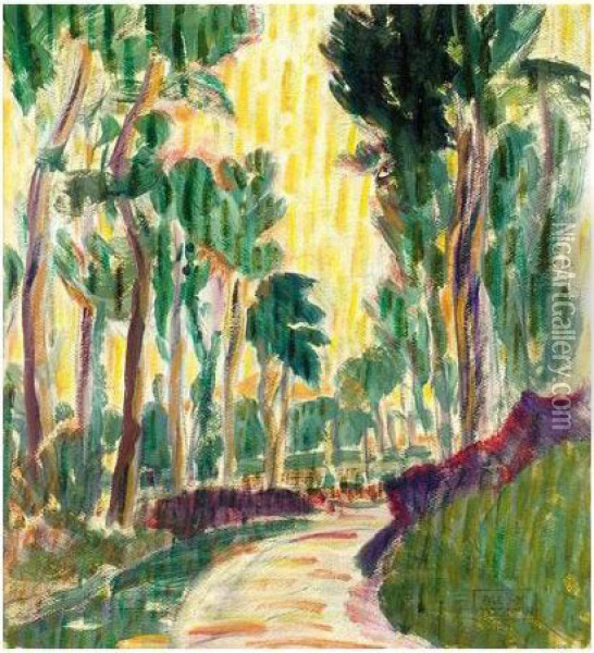 The Avenue Oil Painting - Roderic O'Conor