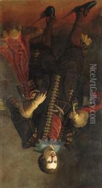 Portrait Of A Nobleman Oil Painting - Tiberio di Tito