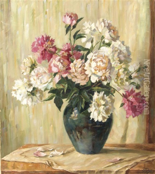 Pfingstblumenstrauss Oil Painting - Emil Rudolf Weiss