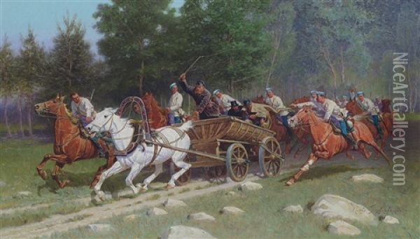 A Traitor's Retreat Oil Painting - Ivan Petrovich Pryanishnikov