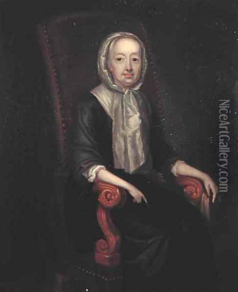 Hannah Callowhill Penn 1664-1726 Oil Painting - John Hesselius