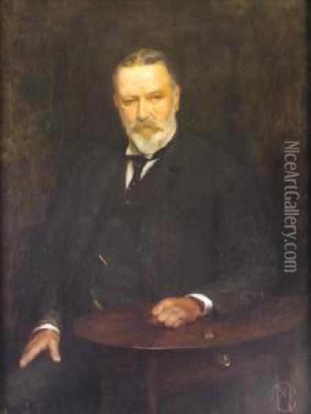 Thomas Kilgallon- Butler To Gore Booth Family At Lisadell Oil Painting - Casimir Dunin, Count Markiewicz