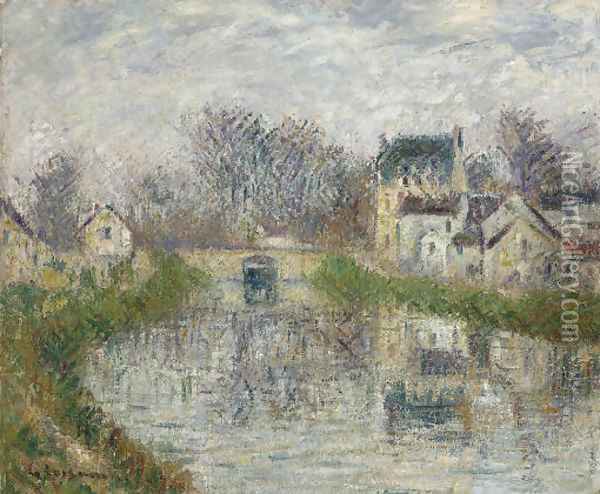 Le canal à Moret Oil Painting - Gustave Loiseau