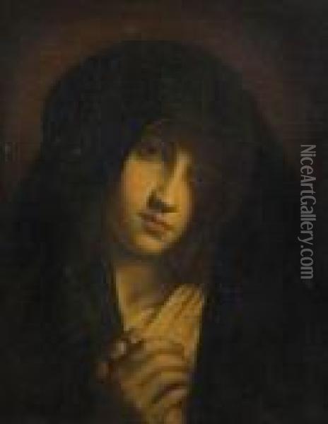 Vierge De Douleur Oil Painting - Giovanni Battista Salvi