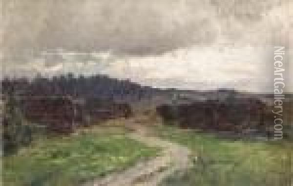 The Lane Through The Village Oil Painting - Isaak Ilyich Levitan