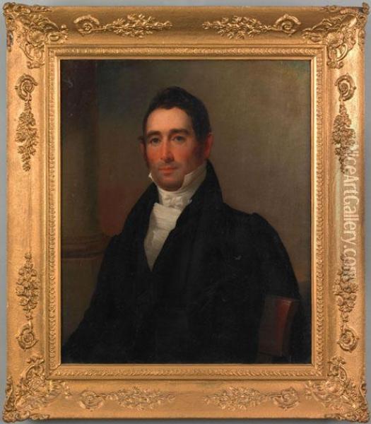 Portrait Of Mr. Whitaker Oil Painting - Jacob Eichholtz