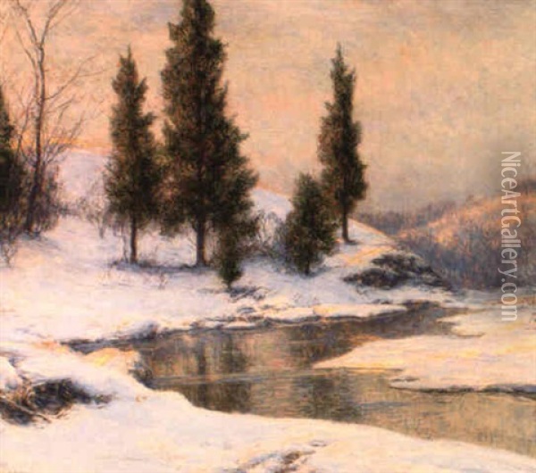 The Mohawk Valley Oil Painting - Walter Launt Palmer