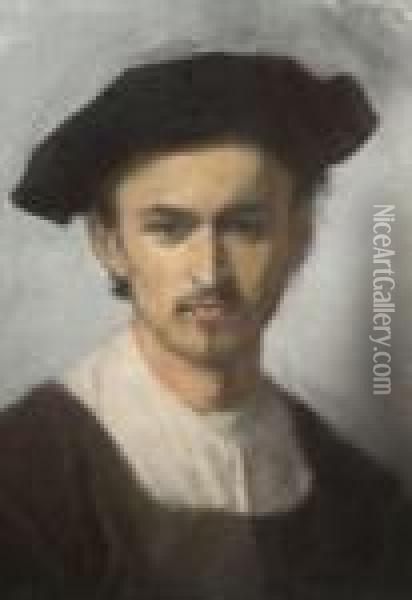 Autoportrait Presume De L'artiste Oil Painting - Edouard Moyse