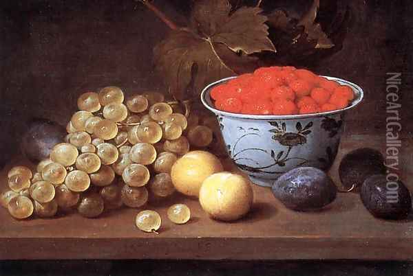 Still-Life with Fruit Oil Painting - Jacob van Es