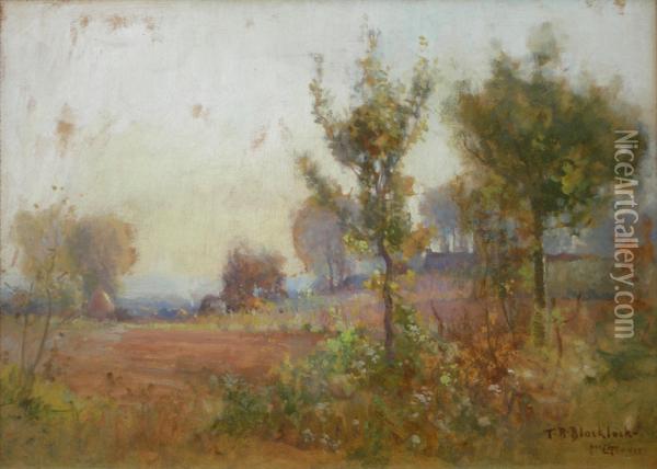 The Muirton, Blairgowrie Oil Painting - Thomas Bromley Blacklock