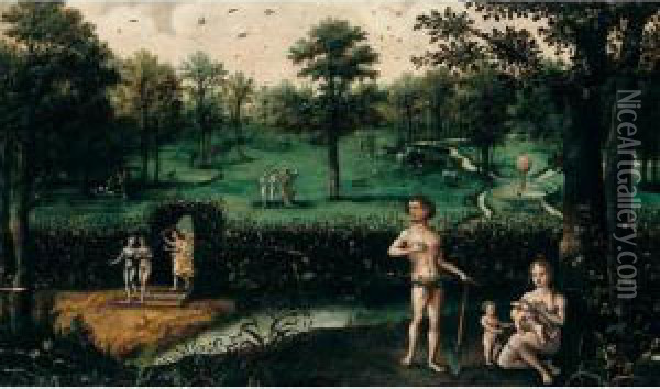 The Garden Of Eden Oil Painting - Lucas van Valckenborch