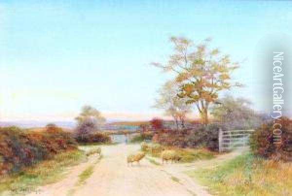 Warnham, Surrey Oil Painting - George Oyston