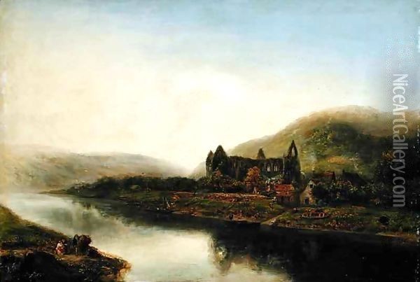 Tintern Abbey Oil Painting - Henry Mark Anthony