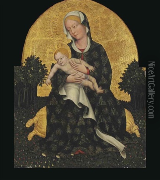 The Madonna Of Humility Oil Painting - Zanino di Pietro