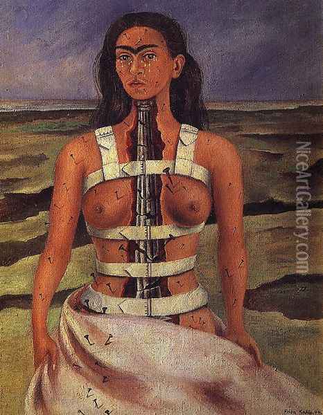 The Broken Column Oil Painting - Frida Kahlo