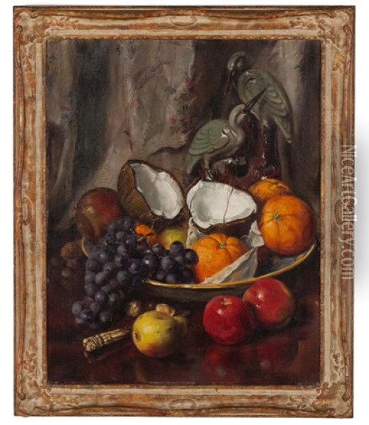 Fruit Still Life Oil Painting - Willem Elisa Roelofs