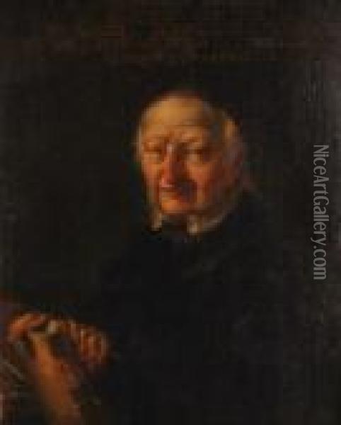 Ritratto Dell'abate Cristoforo Savoldelli Oil Painting - Giovanni Battista Piazzetta