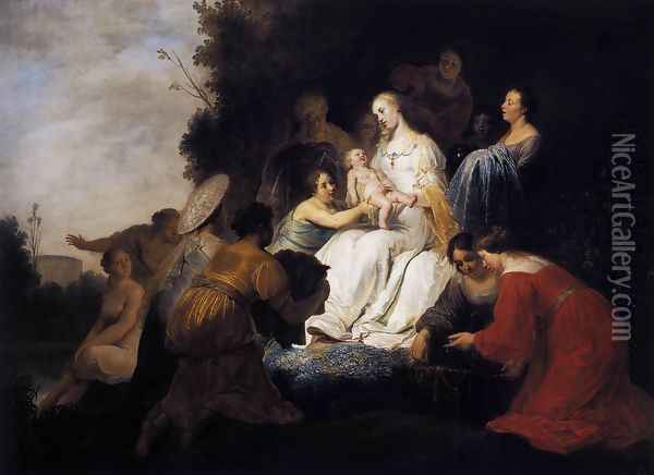 Finding of Moses 1634 Oil Painting - Pieter de Grebber