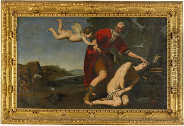 The Sacrifice Of Isaac Oil Painting - Lorenzo Lippi