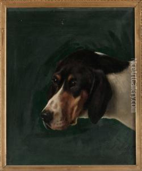 Hunden Lord Oil Painting - Johan Gustav Von Holst