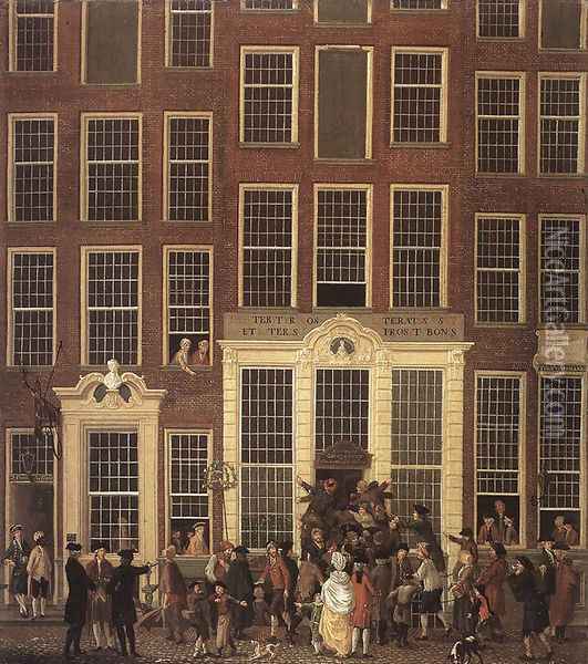 The Lottery Office 1779 Oil Painting - Isaak Ouwater