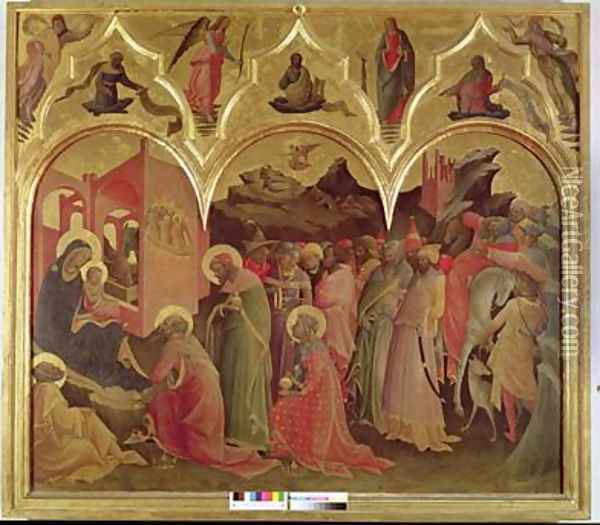 The Adoration of the Magi 1422 Oil Painting - Fra Angelico (Guido di Pietro)