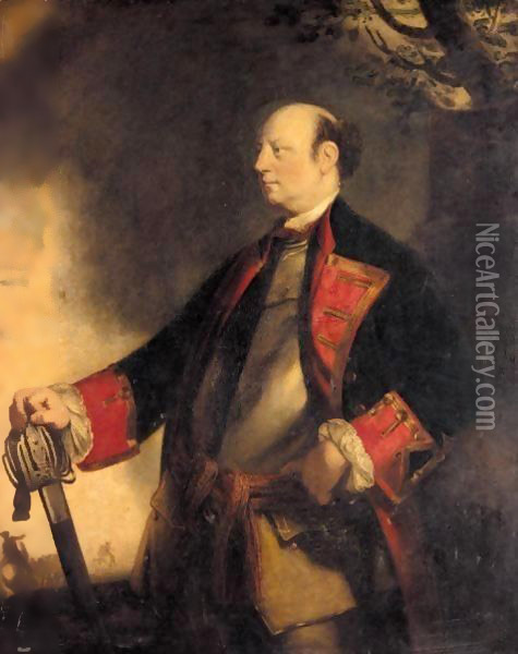 Portrait Of John Manners, Marquess Of Granby Oil Painting - Sir Joshua Reynolds