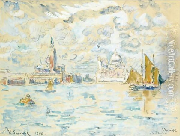 Venise 3 Oil Painting - Paul Signac