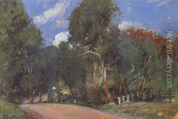 Road To Eltham Oil Painting - Walter Withers