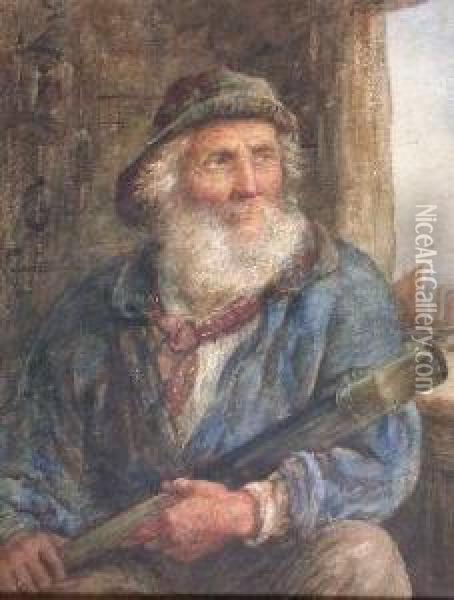 The Old Sea Captain Oil Painting - James Drummond