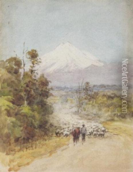 New Zealand And Elsewhere Oil Painting - Charles Nathaniel Worsley