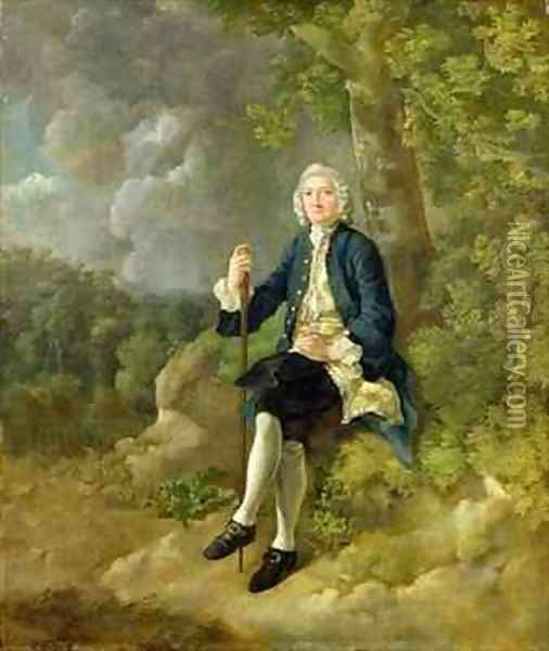 Mr Clayton Jones Oil Painting - Thomas Gainsborough