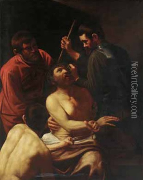 Cristo Icoronato Di Spine Oil Painting -  Caravaggio