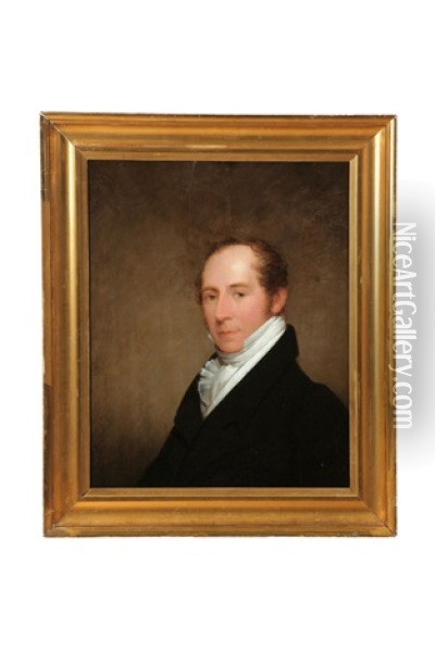 Portrait Of A Gentleman Oil Painting - James Frothingham
