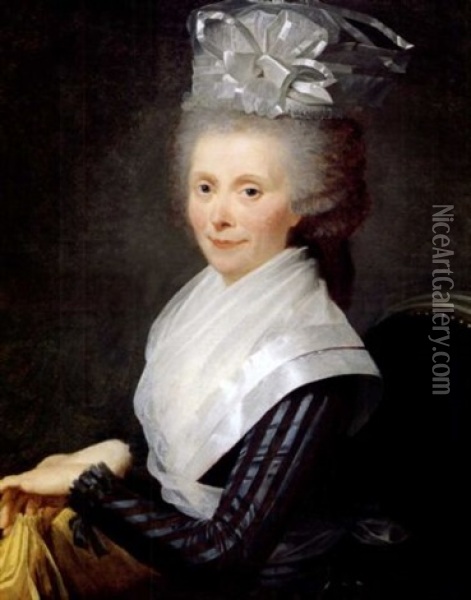 Portrait Of A Lady Oil Painting - Adelaide Labille-Guiard