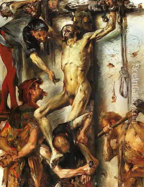 The Large Martyrdom Oil Painting - Lovis (Franz Heinrich Louis) Corinth