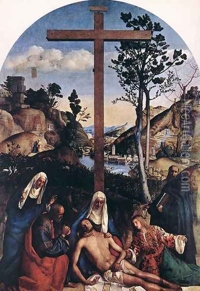 Deposition c. 1515 Oil Painting - Giovanni Bellini