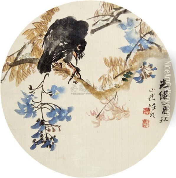 Flowers And Bird Oil Painting -  Ren Bonian
