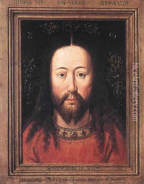 Portrait of Christ 1440 Oil Painting - Jan Van Eyck