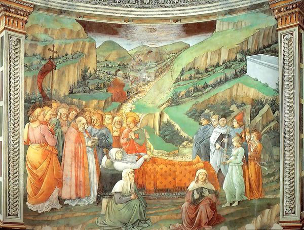 Death of the Virgin 1467-69 Oil Painting - Fra Filippo Lippi