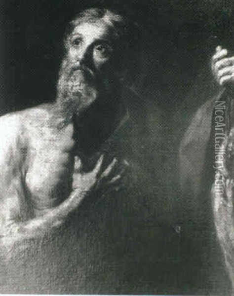 Saint Bartholomew Oil Painting - Jusepe de Ribera