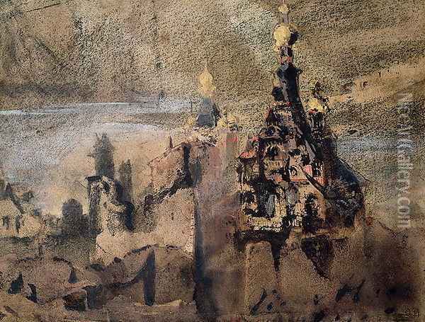 Memory of Spain Oil Painting - Victor Hugo