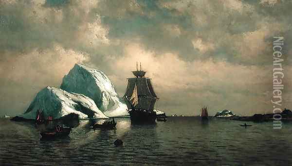 Afternoon on the Labrador Coast, 1878 Oil Painting - William Bradford