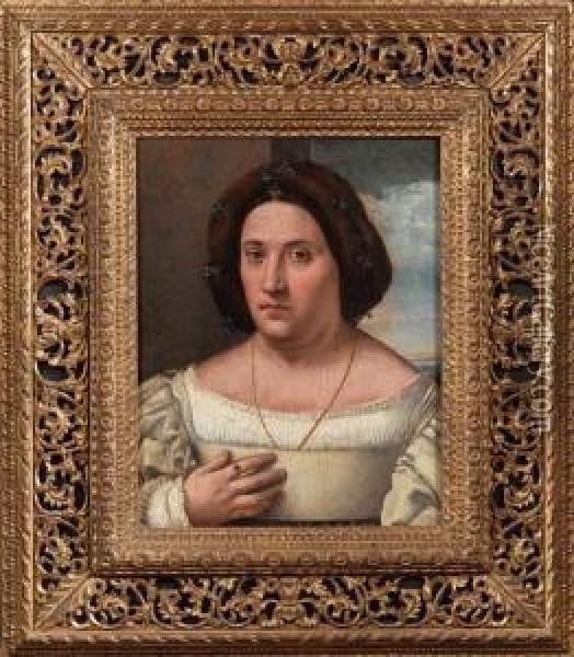 Ritratto Di Giovane Donna Oil Painting - Lorenzo Lotto