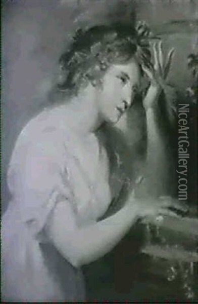 A Muse Oil Painting - Henry Howard