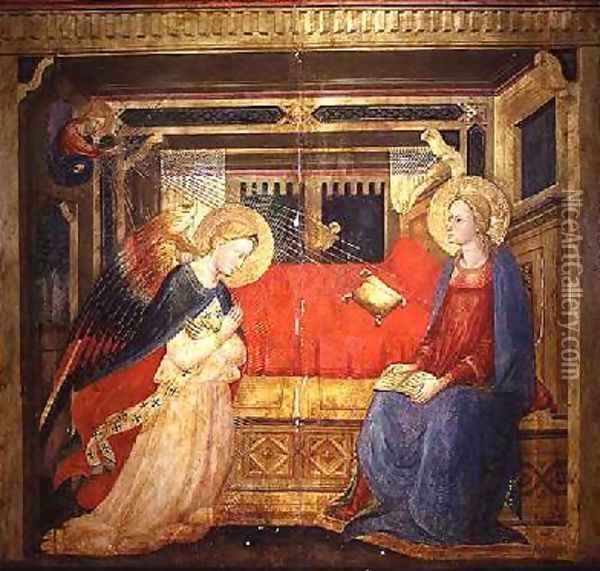 The Annunciation Oil Painting - Bicci Di Lorenzo
